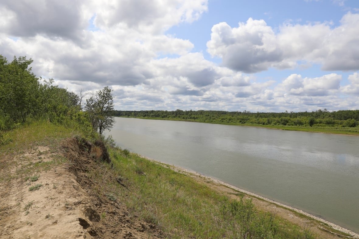 North Saskatchewan river view