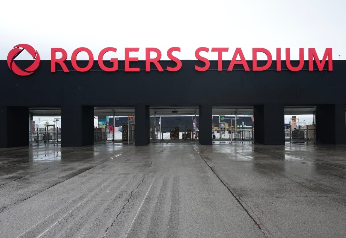 music-rogers-stadium-20250626-1 pic of front gates of rogers stadium