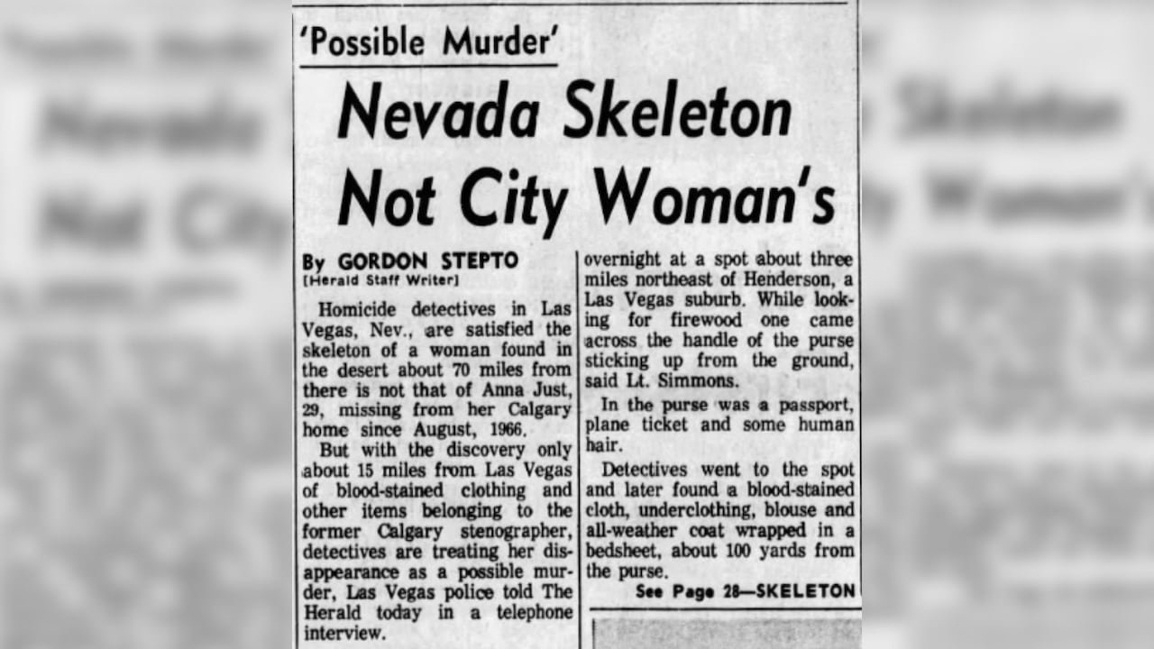 Black and white newspaper clipping.